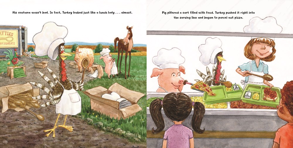 TURKEY GOES TO SCHOOL interior illus by Lee Harper_3